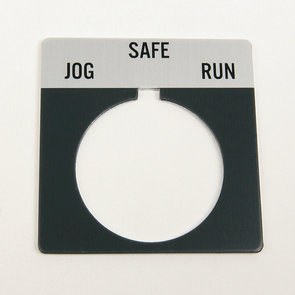 Product image for ABRA 800T-X526 NAMEPLATE LOWER FOR PUSHBUTTON