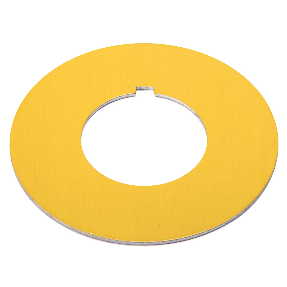 Product image for Legend plate 30mm blank yellow C13