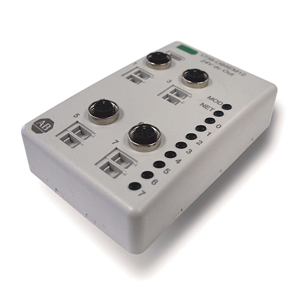 Product image for ABRA 1738-OV4EM12 24VDC 4 SINKG O 24VDC 4 SINKG OUTPUTS WITH M12