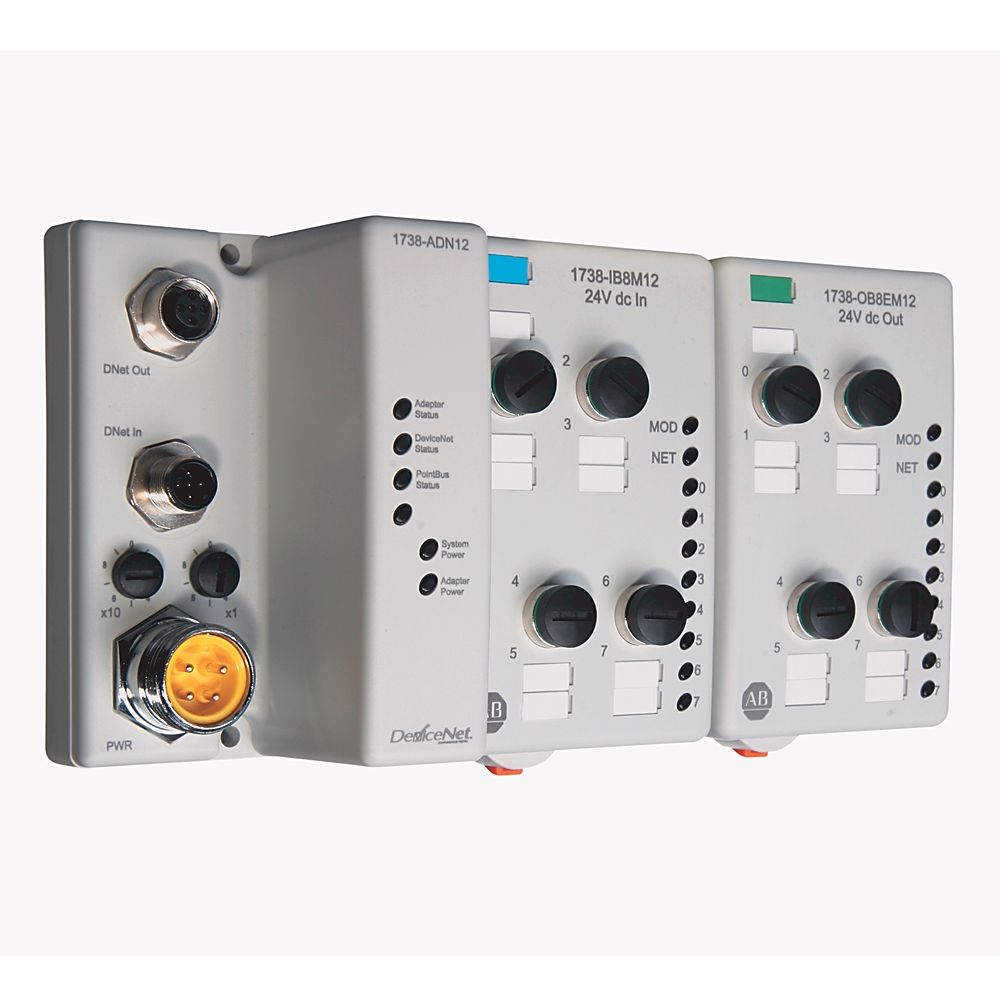 Product image for ABRA 1738-IB8M12 24VDC 8SINKING 24VDC 8 SINKING INPUTS WITH M1