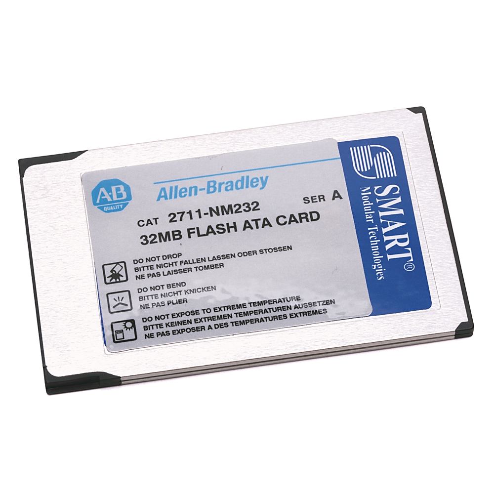 Product image for Card ATA 32M flash for storing applications and font files.