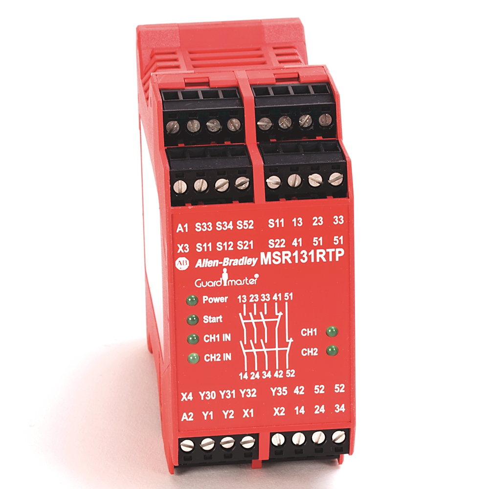 Product image for ABRA 440R-C23139 RELAY SAFETY AC/DC MSR131RTP 3NO-SAFETY/2NC-AUX