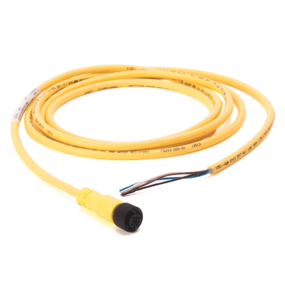 ABRA 889D-F4HCDM-10 CORDSET MICRO MALE-FEM 10MTR YEL TPE