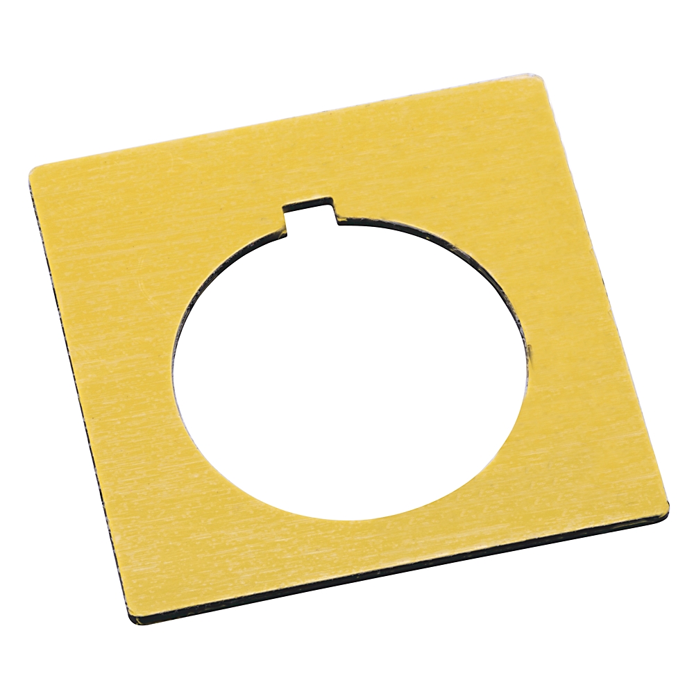 Product image for 30mm 800H Yellow Blank Legend Plate