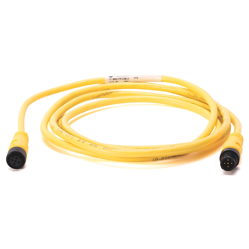 Product image for Cordset DC-micro straight female 5-pin yellow 10m