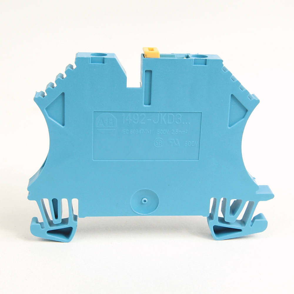 Product image for Terminal block knife disconnect 24A 500VAC/DC grey