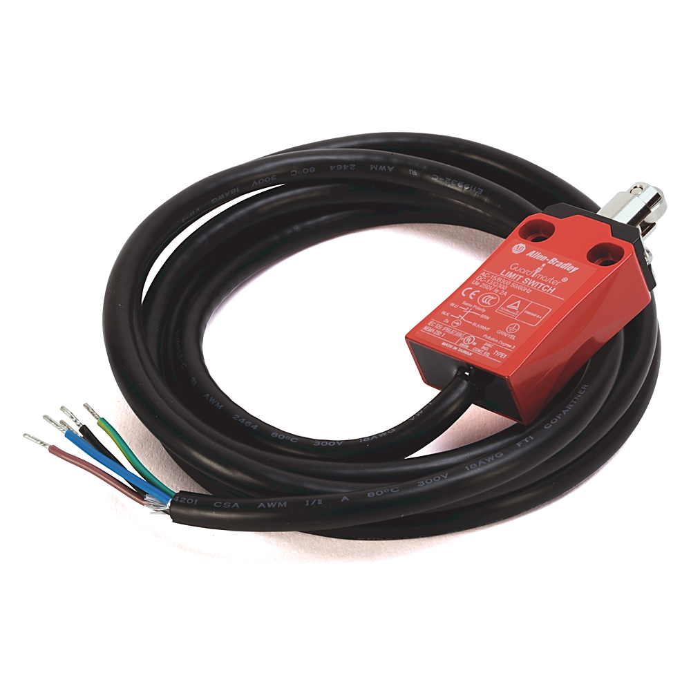 Product image for Switch limit metal 1NO1NC roller plunger actuator