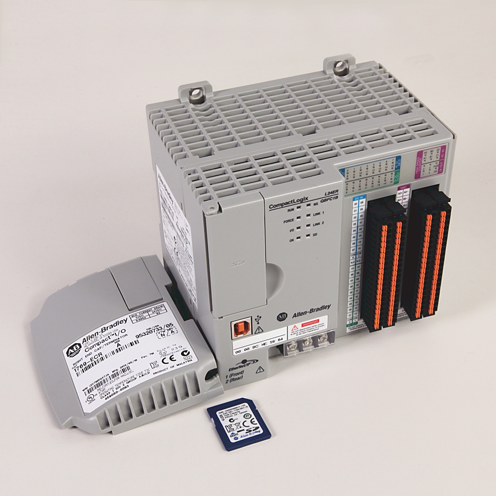 Product image for Controller CompactLogix 0.75mb 16dc in 16dc out