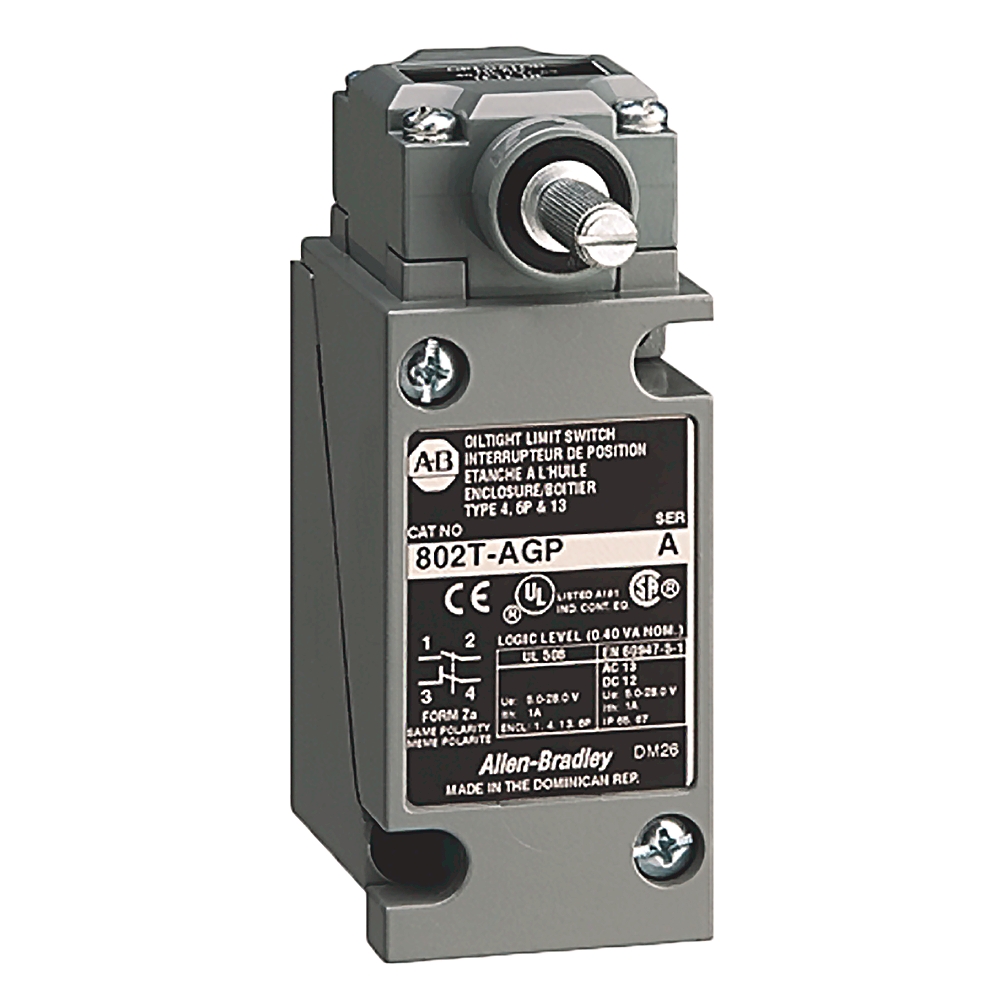 Product image for Metal Plug-In Oiltight Limit Switch