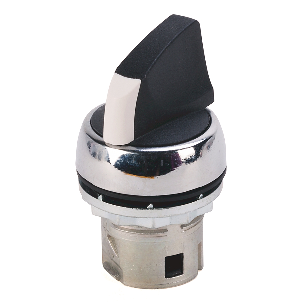 ABRA 800FM-SM22 SWITCH SELECTOR 2P 22.5MM NON-ILLUMINATED MAINTAINED STANDARD KNOB METAL BEZEL