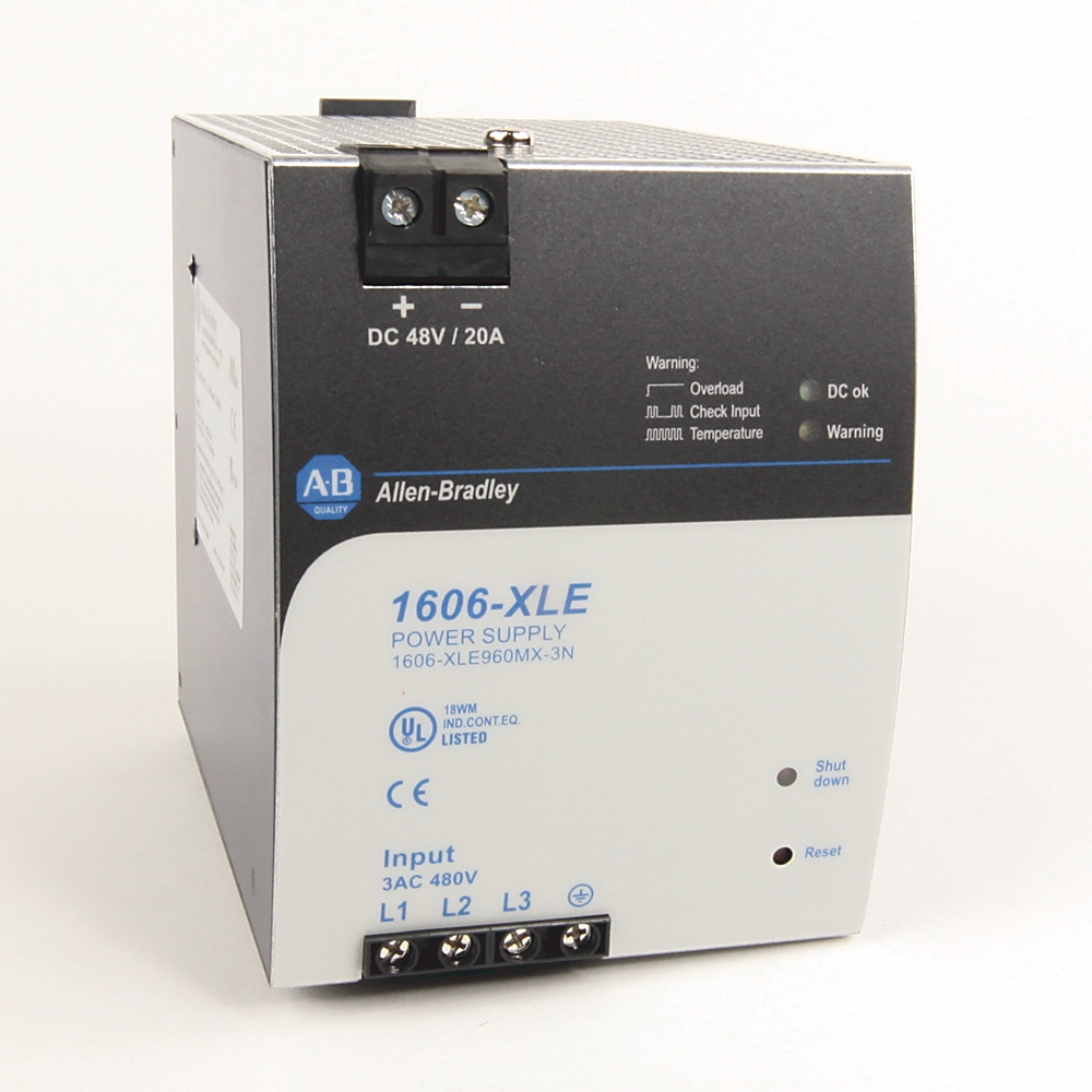 Product image for Power supply switching essential semi-regulated 3-phase 20A 48VDC 960W