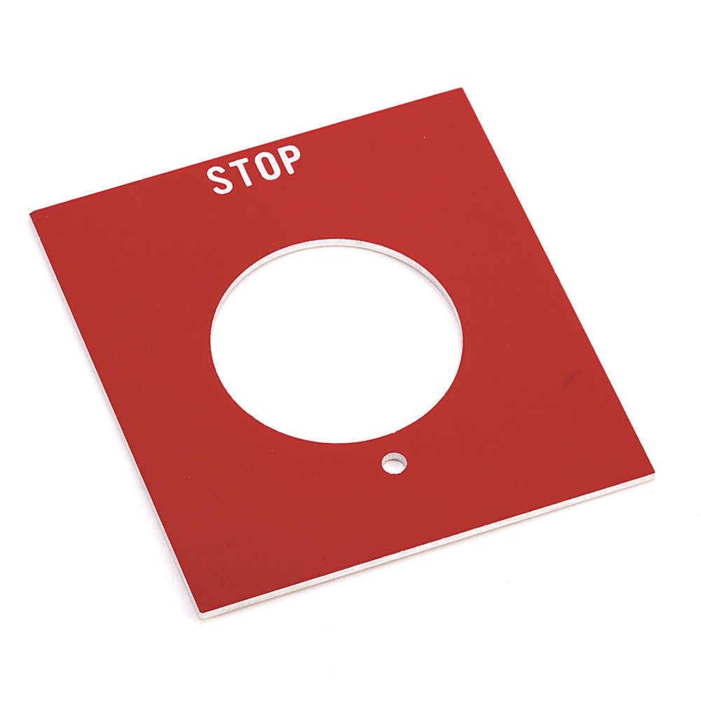 Product image for Plate legend TEST standard