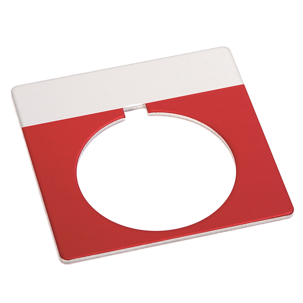 ABRA 800T-X621 NAMEPLATE BLANK RED