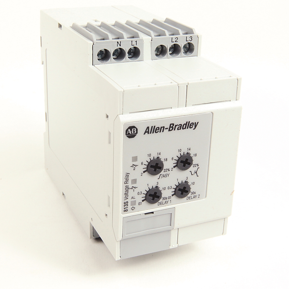 Product image for Relay voltage monitoring 2-form-C 3-phase 380-415VAC