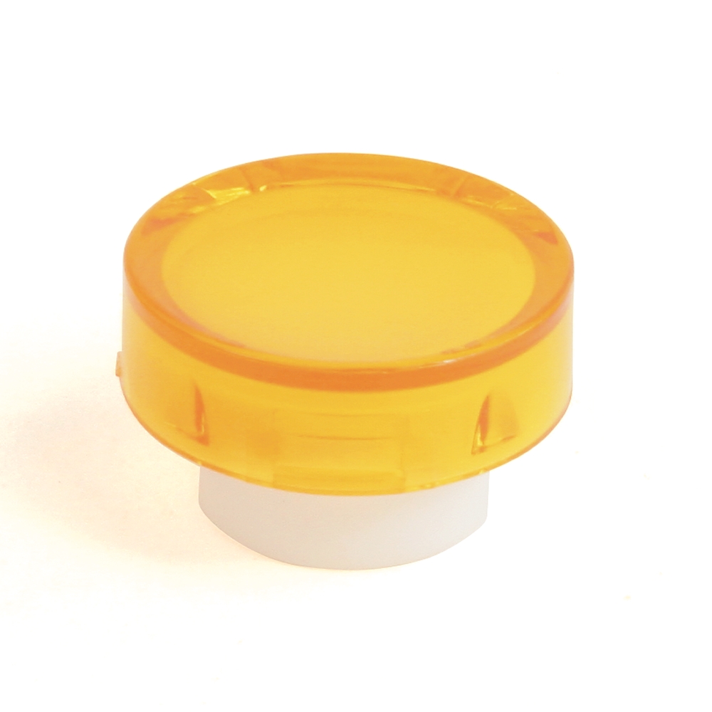 Product image for 800B 16 mm Push-Button Yellow Lens Cap