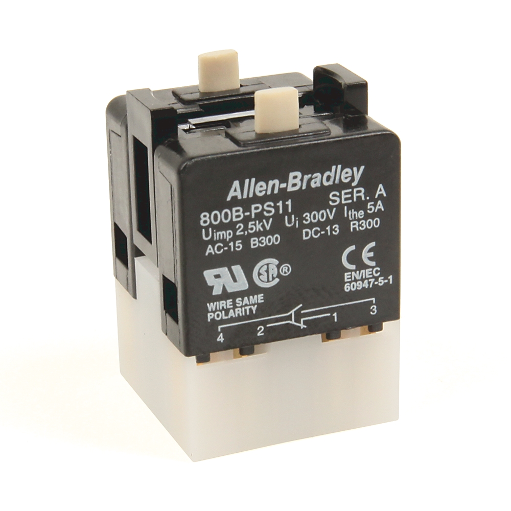 Product image for Block contact 2NO2NC for Push button/Switch selector