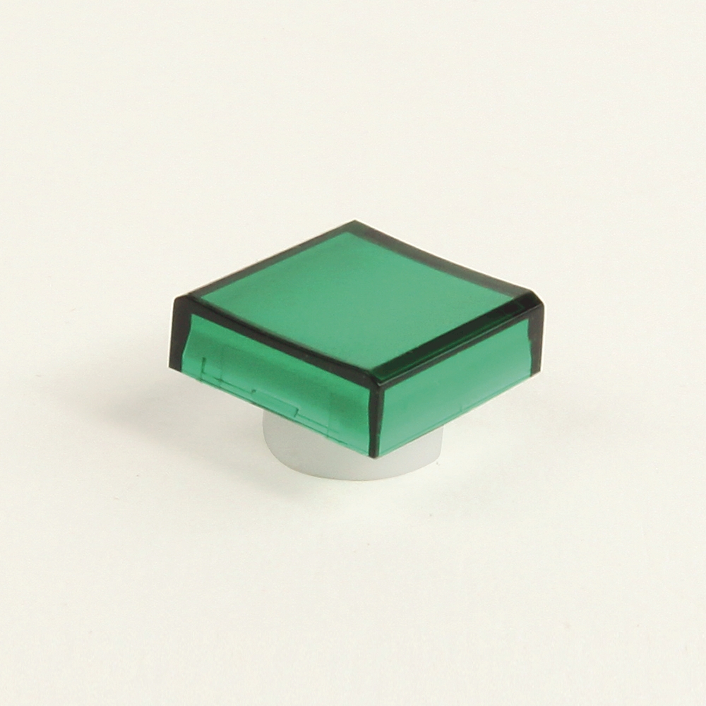 Product image for Cap lens with diffuser square green