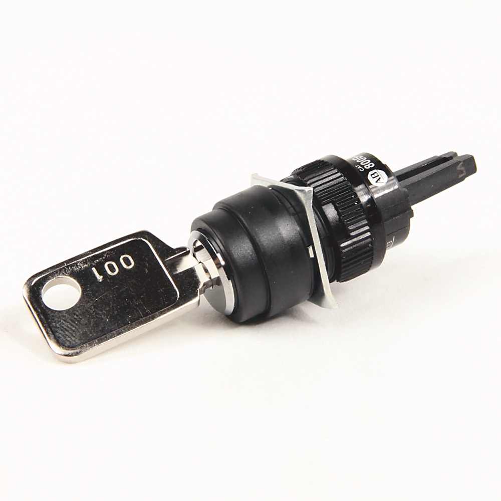Product image for Operator selector switch 2-position keyed maintained