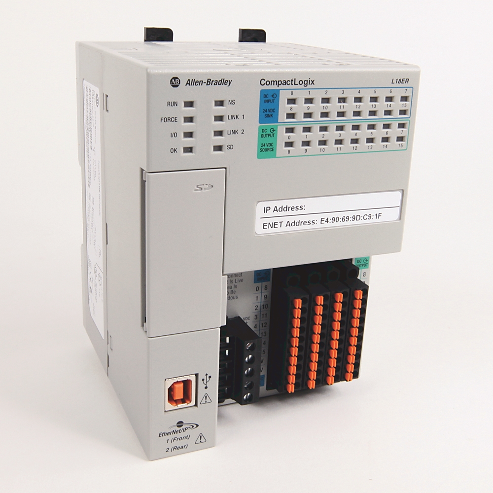 Product image for Controller L1 CompactLogix 5370 512Kb 24VDC