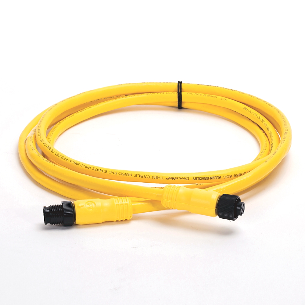 Product image for Cordset micro male to micro female PVC 6.56'