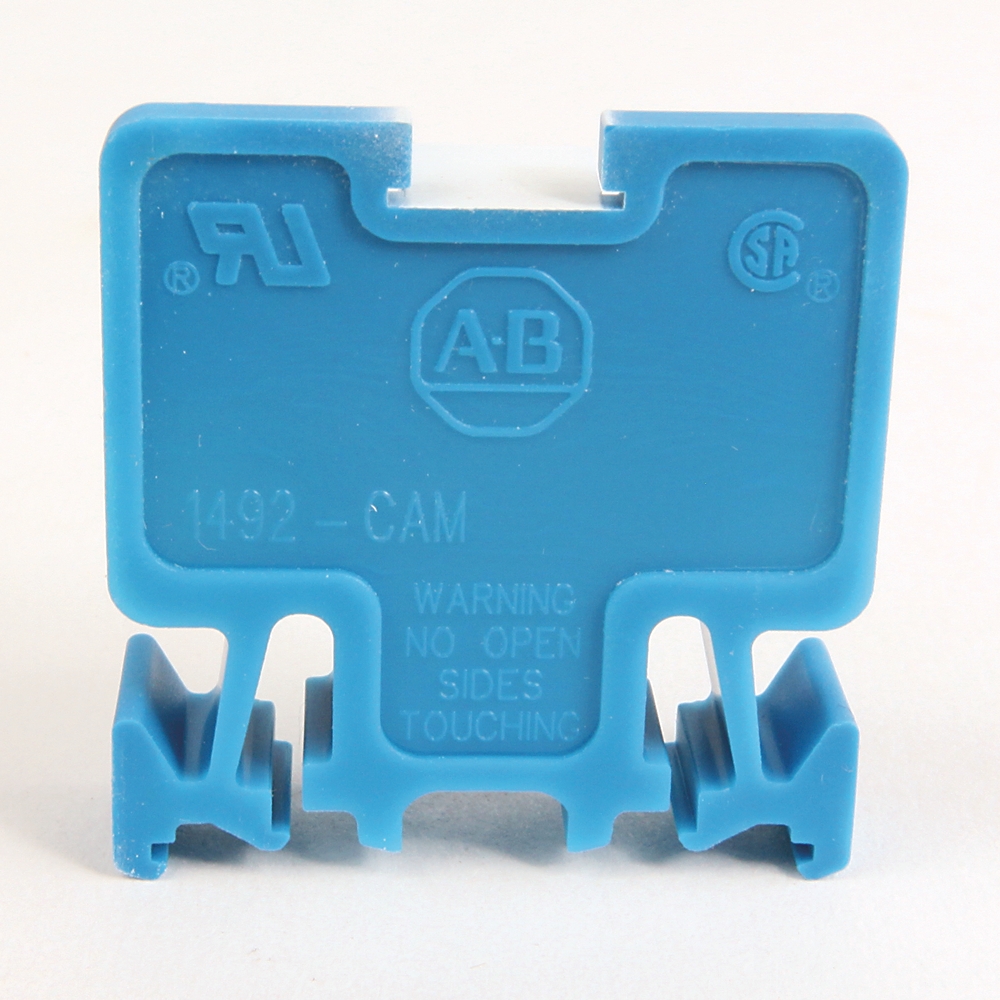 Product image for ABRA 1492-CAM1 TERM BLOCK 55A 600V #8-#22AWG W/PP MULTI-RAIL MNT
