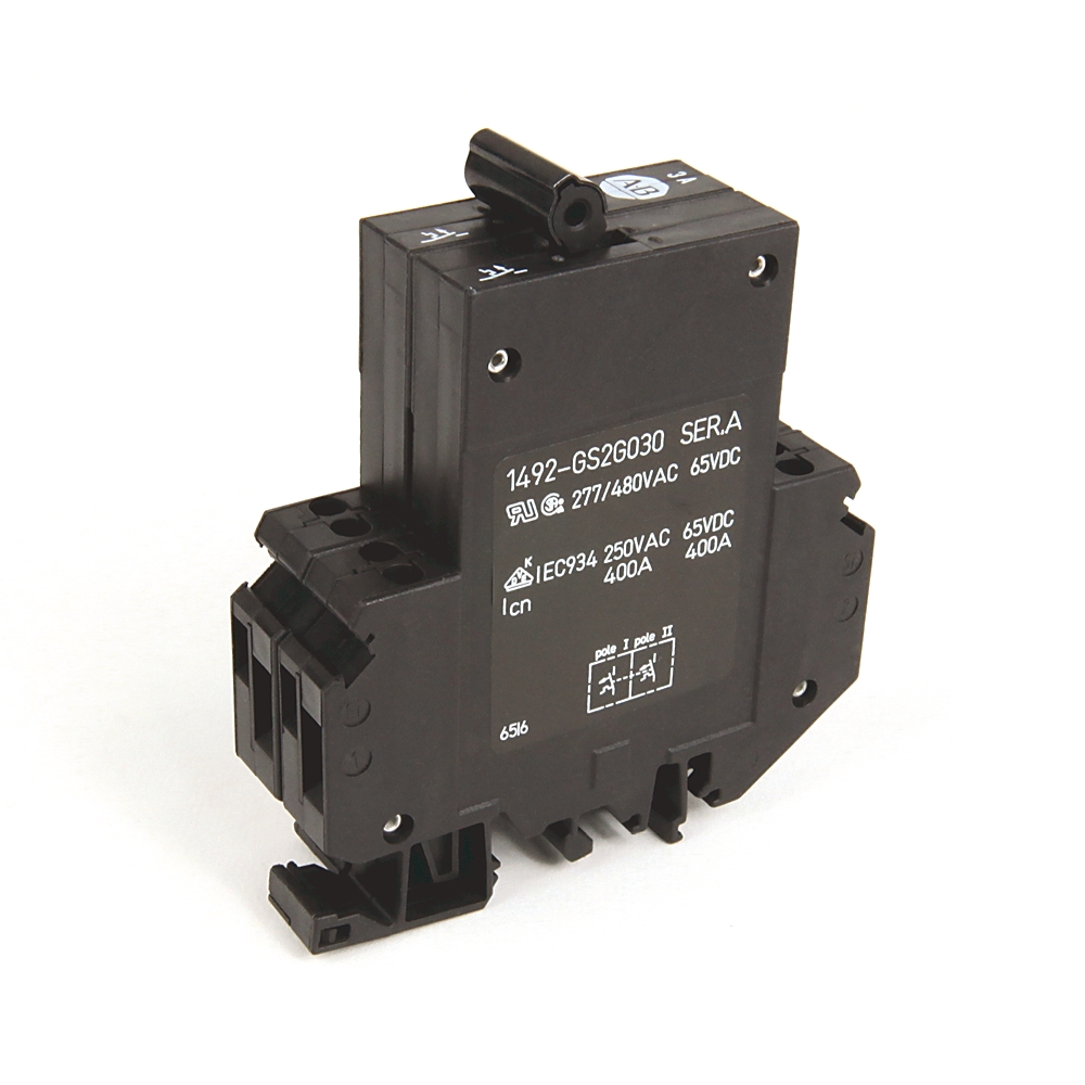 Product image for ABRA 1492-GS2G030 CIRC BREAKR 3A 2P