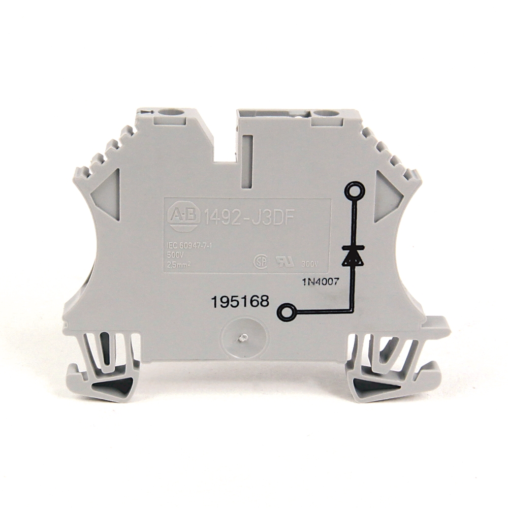 Product image for Feed-through block polyamide 6.6 600vac/dc 20a