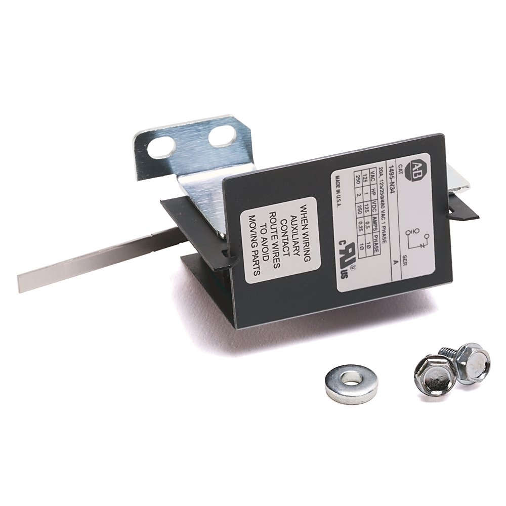 Product image for Interlock electrical 1NO-1NC for 1494C/G/V disconnect switch