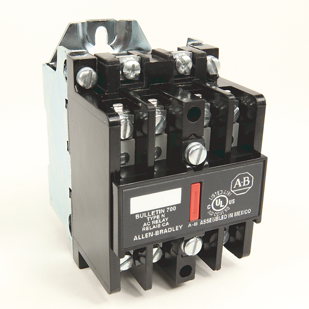 Product image for industrial Relay 4no 110-120vac 50/60hz 10a