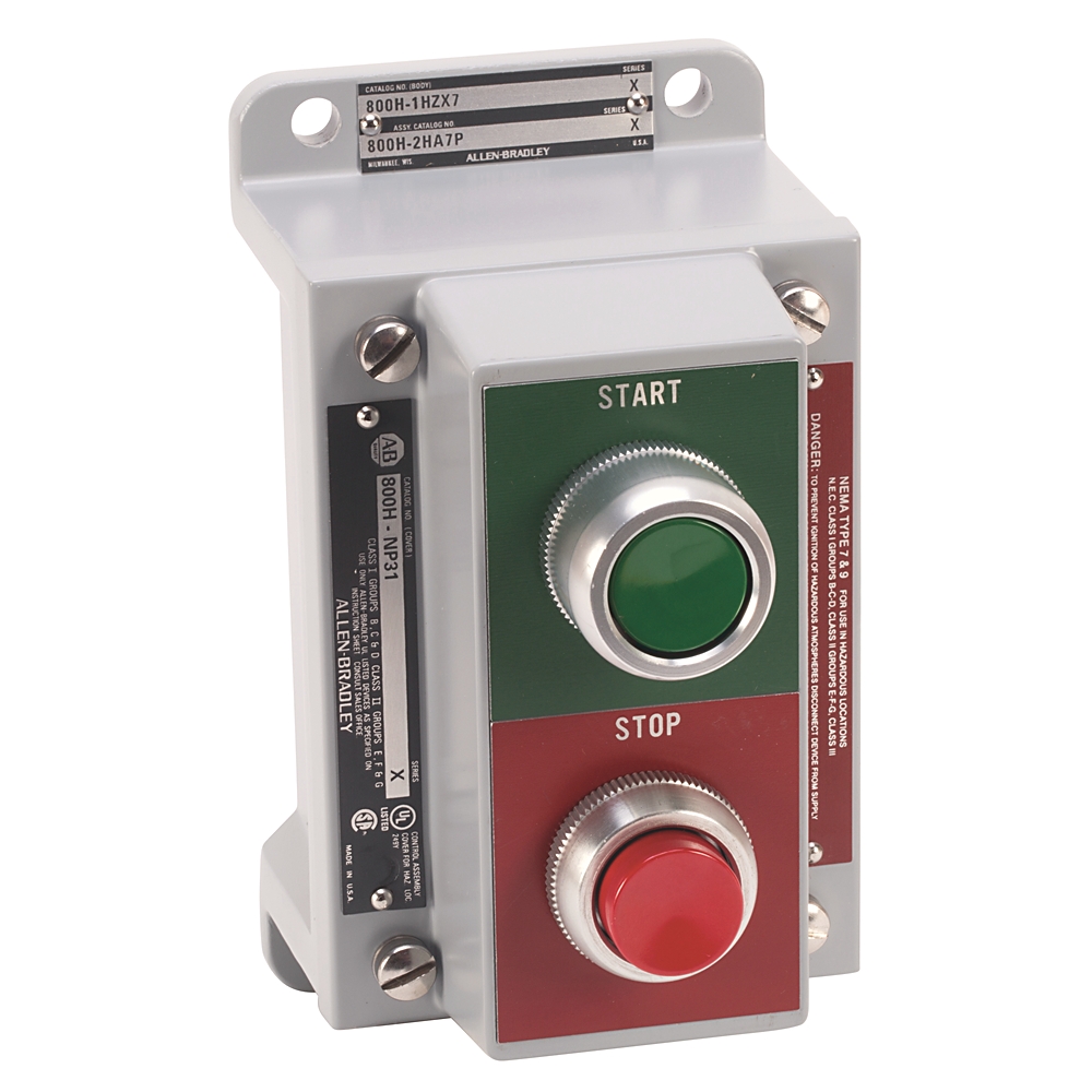 Product image for ABRA 800H-2HA7P START STN.HAZARDOUS LOCA