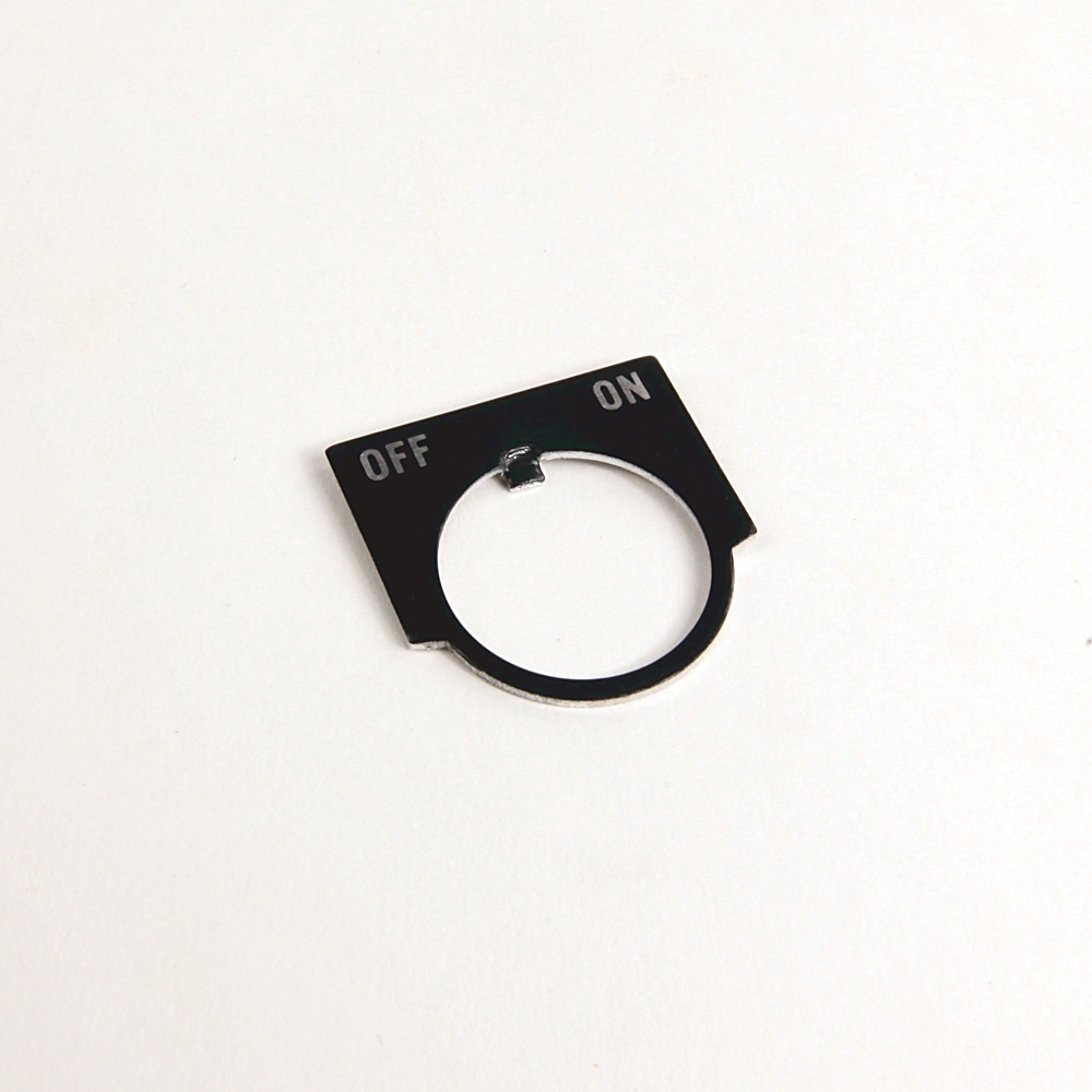 Product image for 22mm 800MR OFF-ON Legend Plate