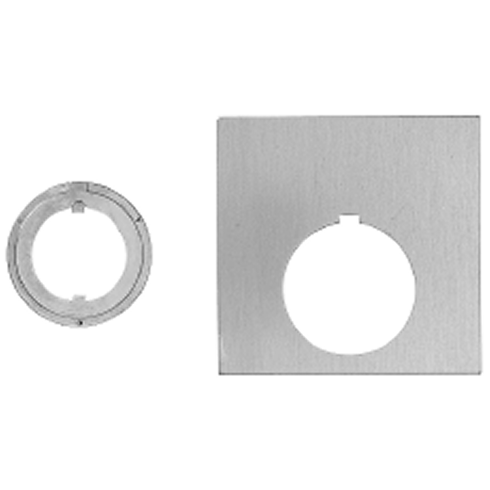 Product image for Plate legend extra large blank standard red