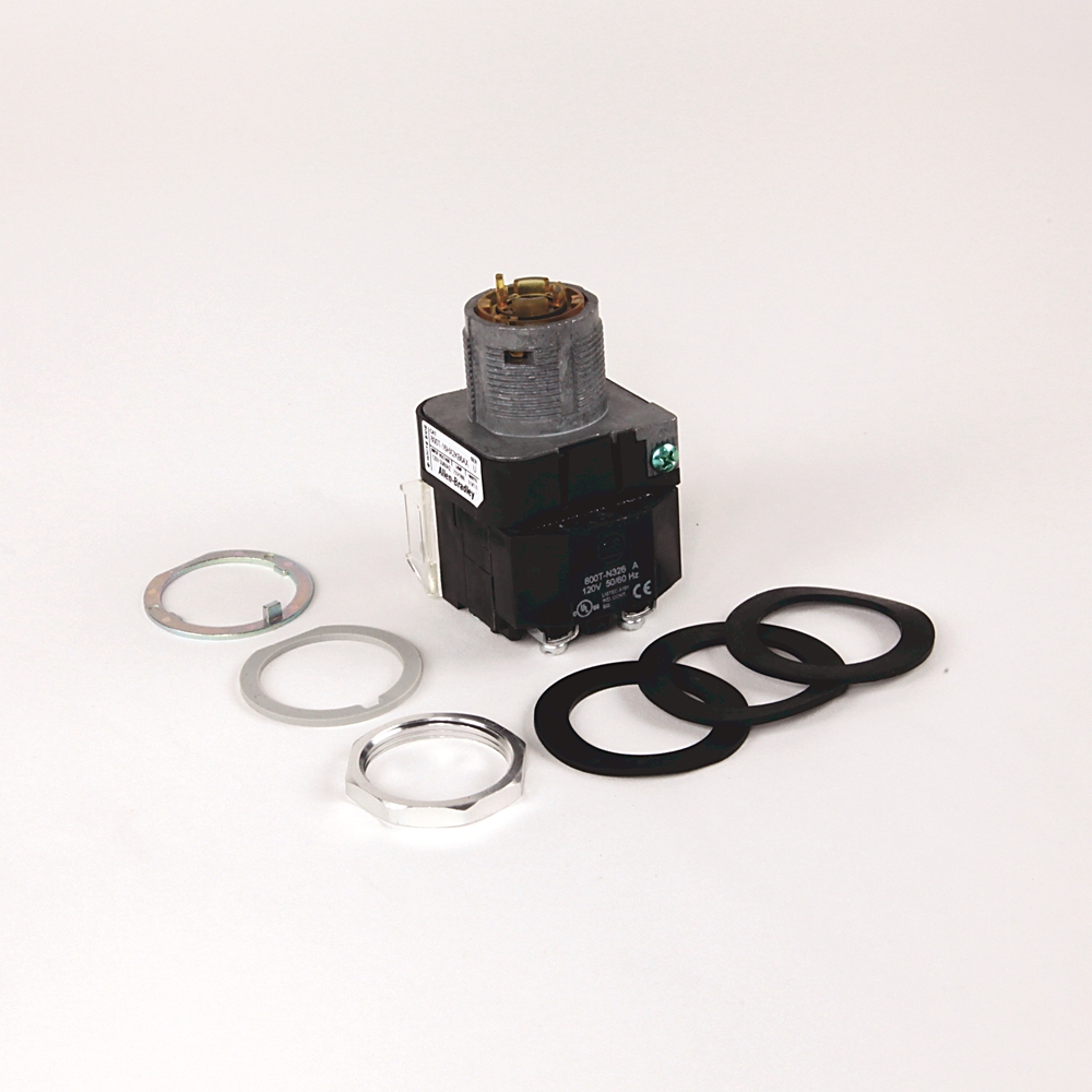 Product image for ABRA 800T-16HX2KB6AX 2-POSITION SEL SWITCH MAINTAINED 120V NO KNOB
