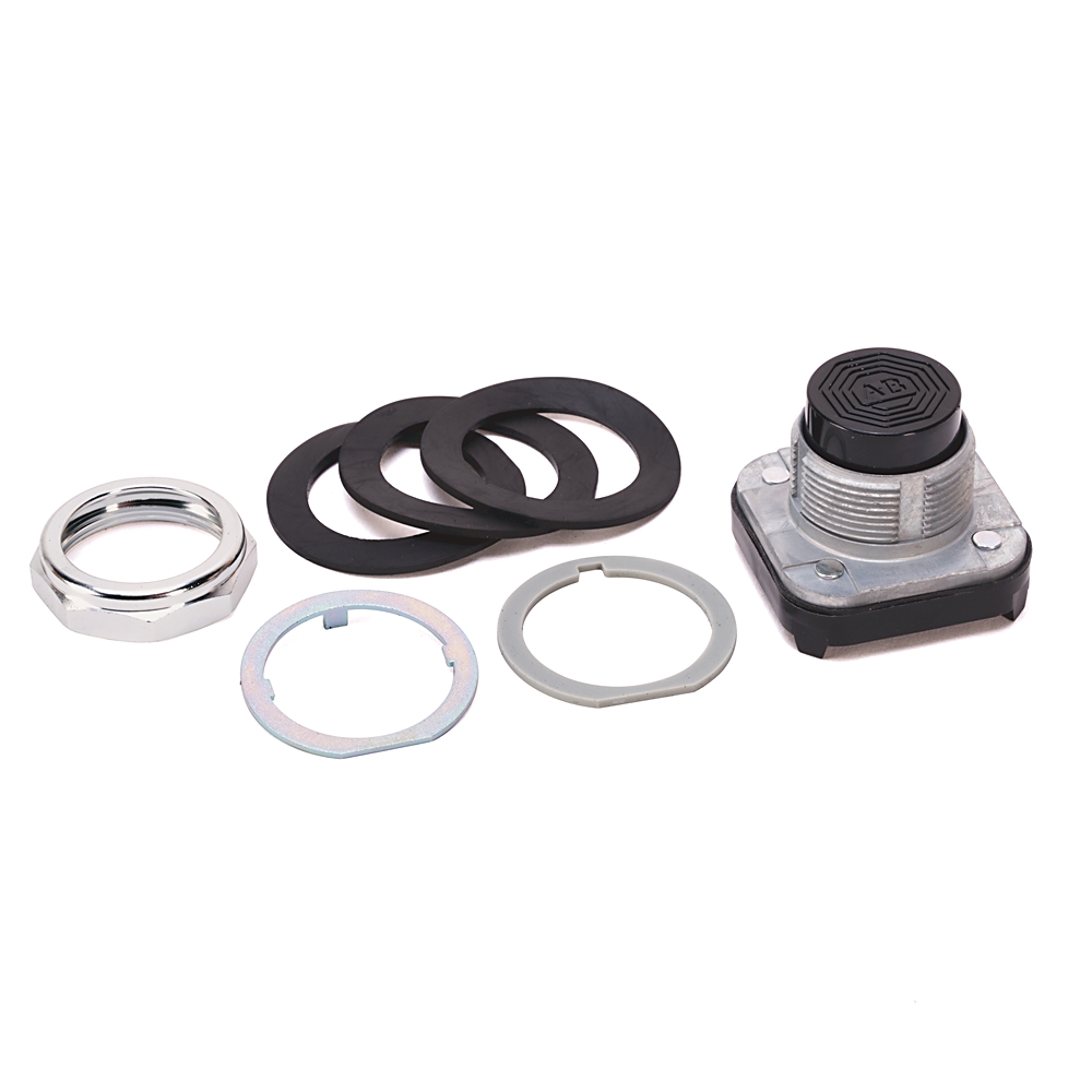 Product image for Pushbutton 2NC extended head black