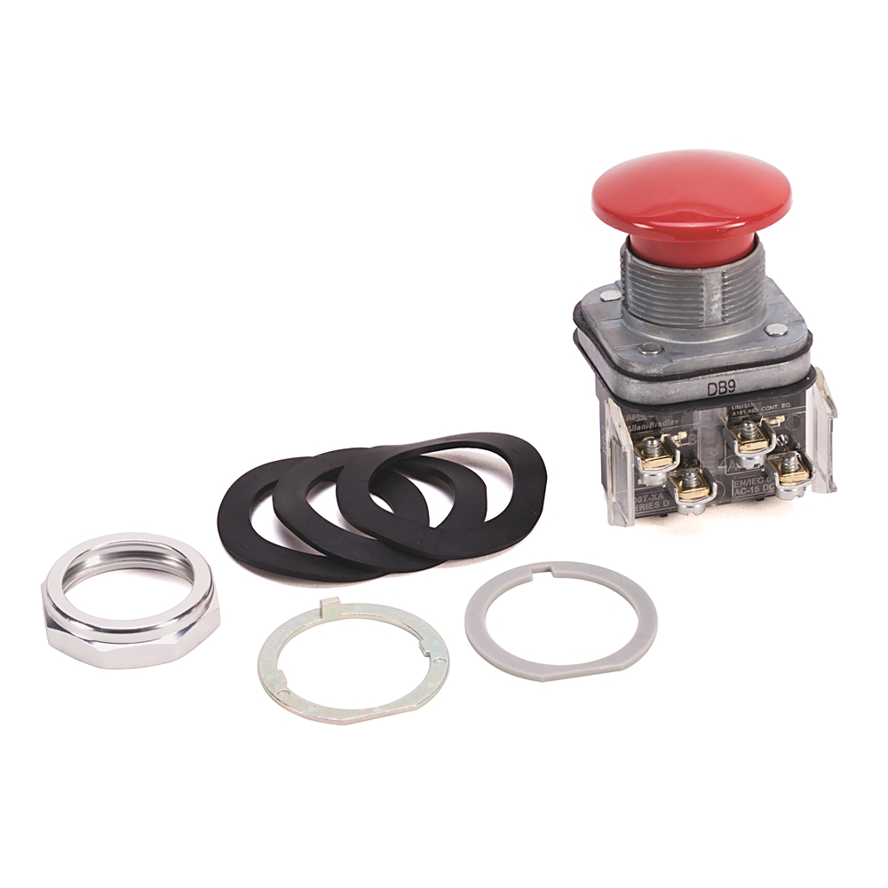 Product image for Operator Pushbutton non-Illuminated red