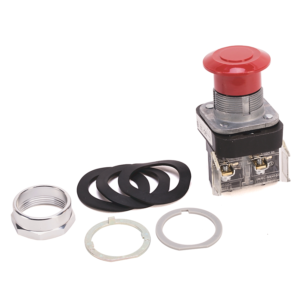Product image for ABRA 800T-FX6A1 PUSHBUTTON NON-ILLUMINATED 2-POSITION RED OILTIGHT 2-POSITION