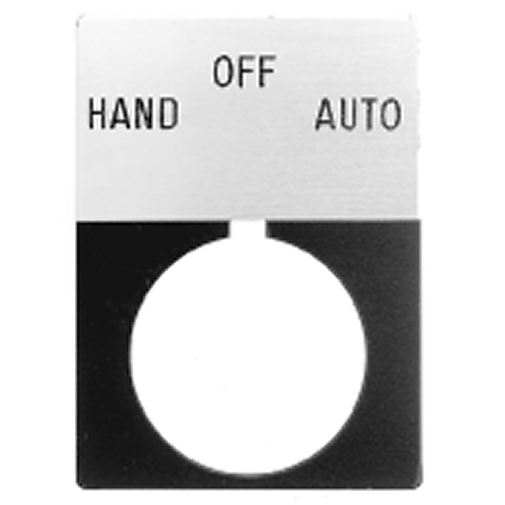 Product image for ABRA 800T-X648J NAMEPLATE EMERGENCY STOP RED NAMEPLATE