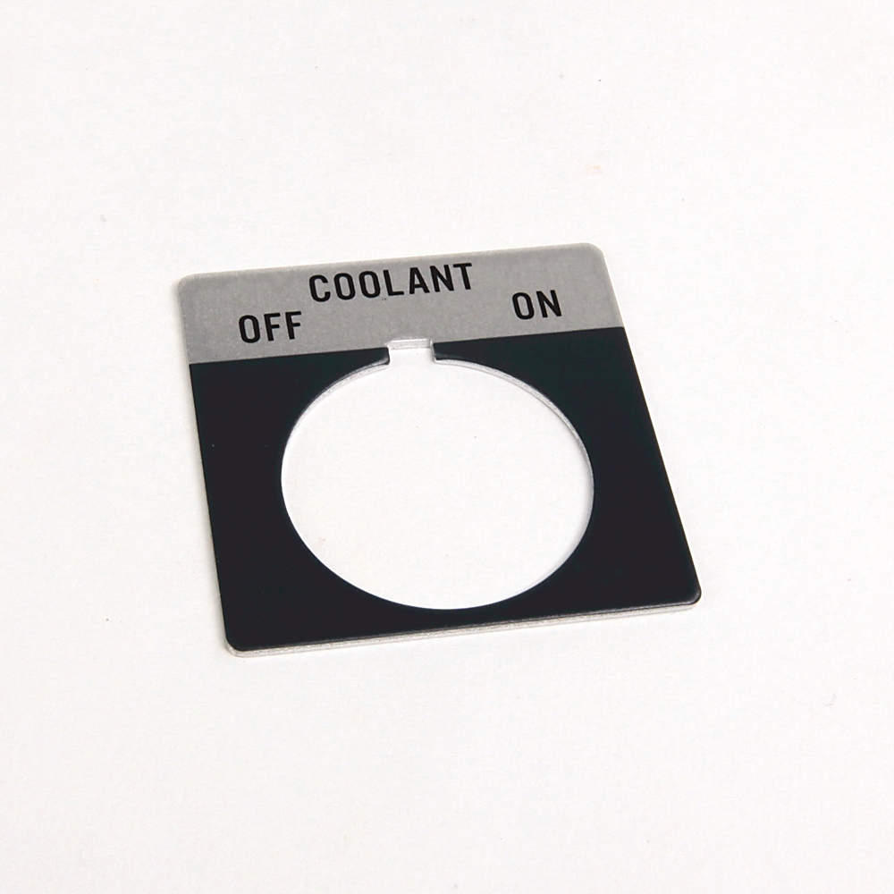 Product image for 30mm 800T OFF-COOLANT-ON Legend Plate
