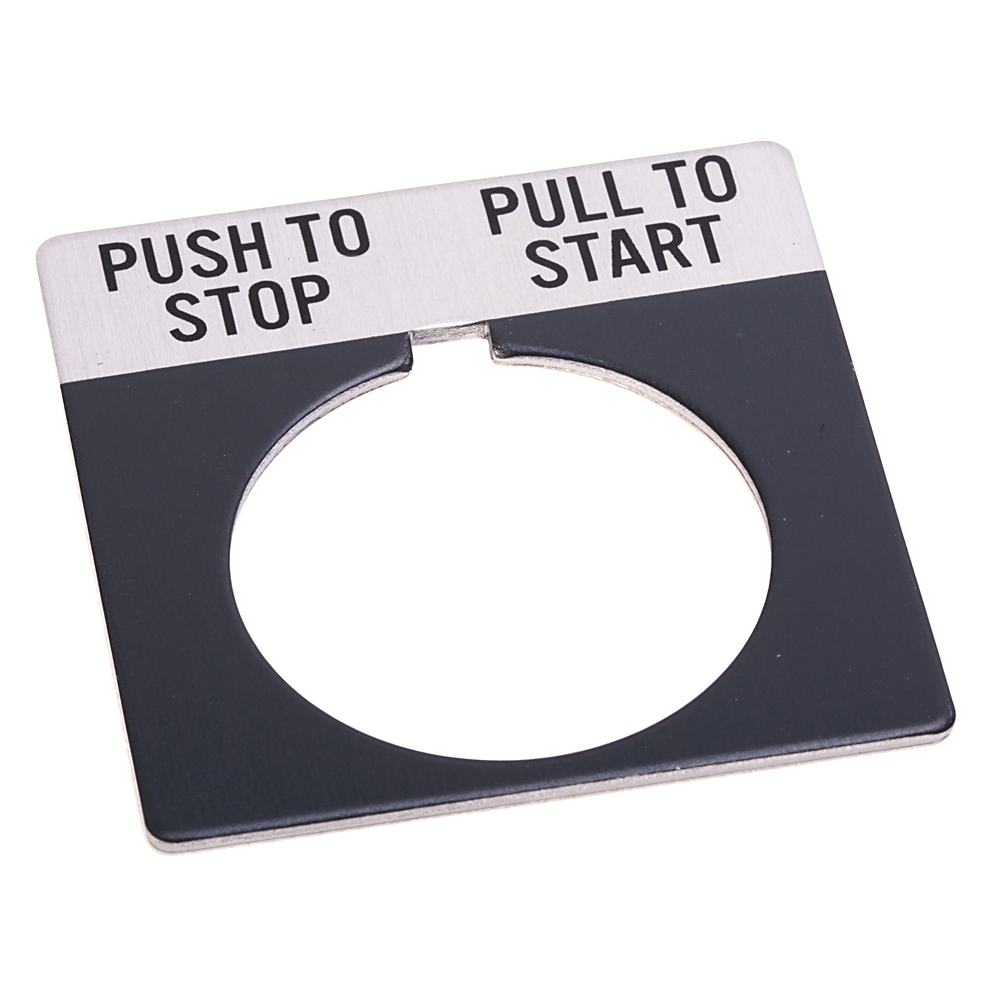 Product image for 30mm 800T PUSH-TO-STOP/PULL-TO-START Lgd