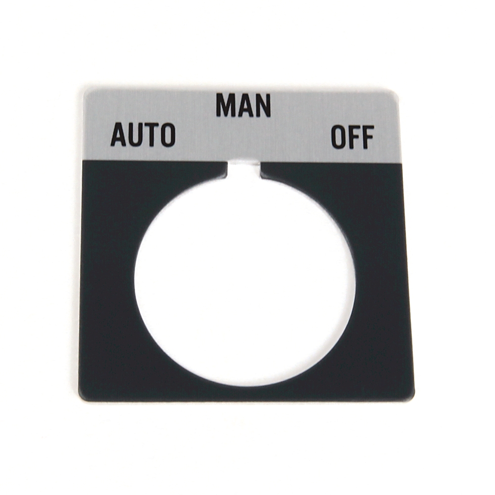 Product image for ABRA 800T-X625 NAMEPLATE LEGEND AUTO MAN OFF