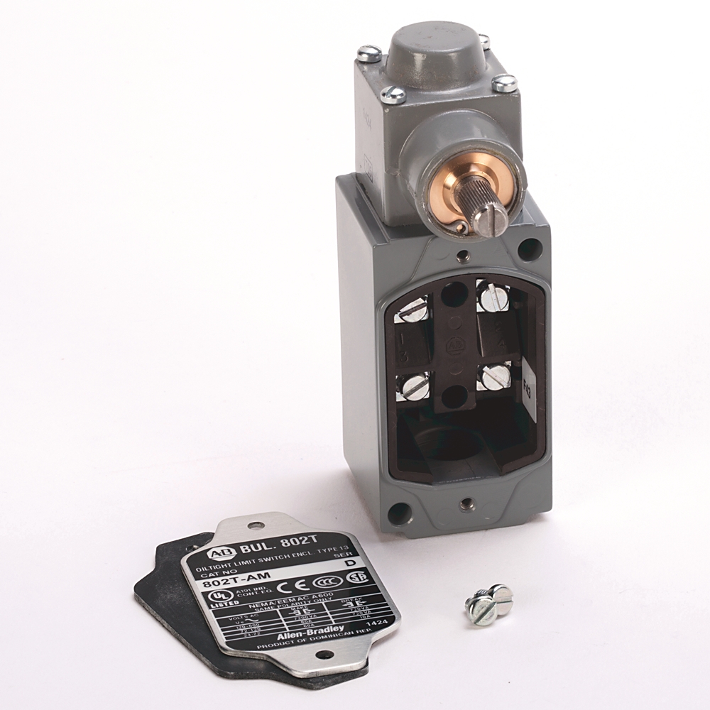 Product image for ABRA 802T-NPJ1 LIMIT SWITCH NEMA TYPE 4 AND 13 OILTIGHT CONSTRUCTION NON-PLUG-IN LEVER TYPE SPRING RETURN NEUTRAL POSITION 2-CIRCUIT CLOCKWISE AND COUNTERCLOCKWISE OPERATION WHOLE SWITCH 5-PIN MINI-TYPE RECEPTACLE (J1 WIRING)