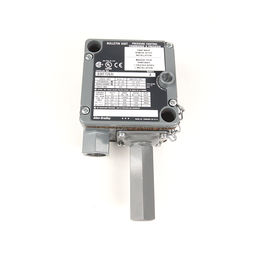 Product image for Electro-Mech Pres Cntrl Sw