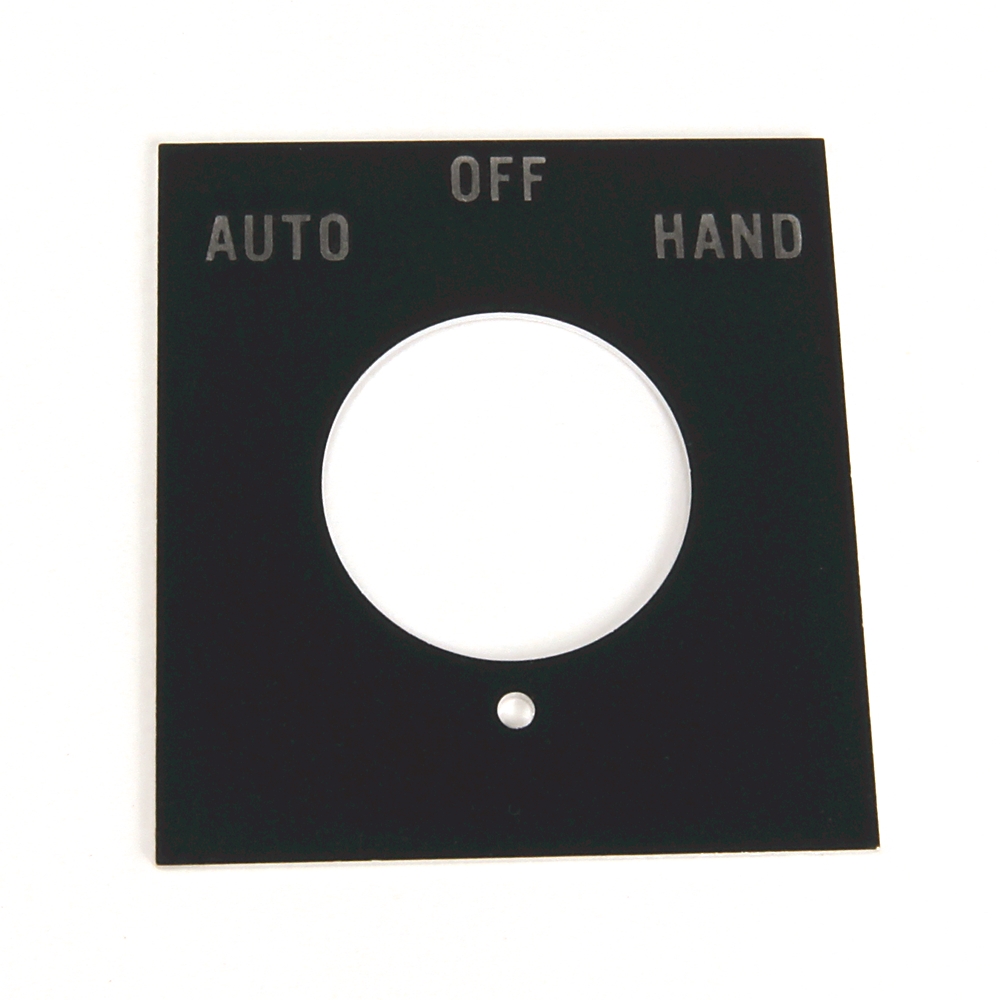 Product image for ABRA 800H-Y1 NAMEPLATE AUTO-OFF HAND