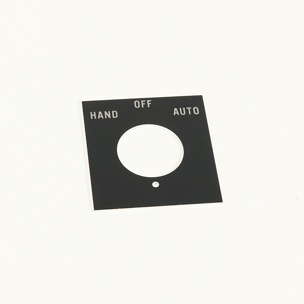 Product image for 800H PB HAND-OFF-AUTO Jumbo Legend Plate