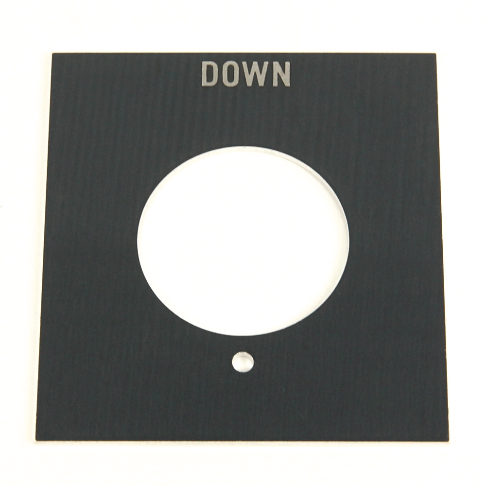 Product image for Plate legend REVERSE standard
