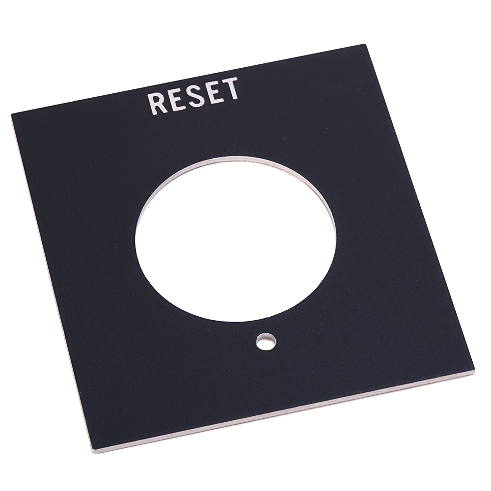 Product image for ABRA 800H-Y38 NAMEPLATE RESET LEGEND PLATE RESET