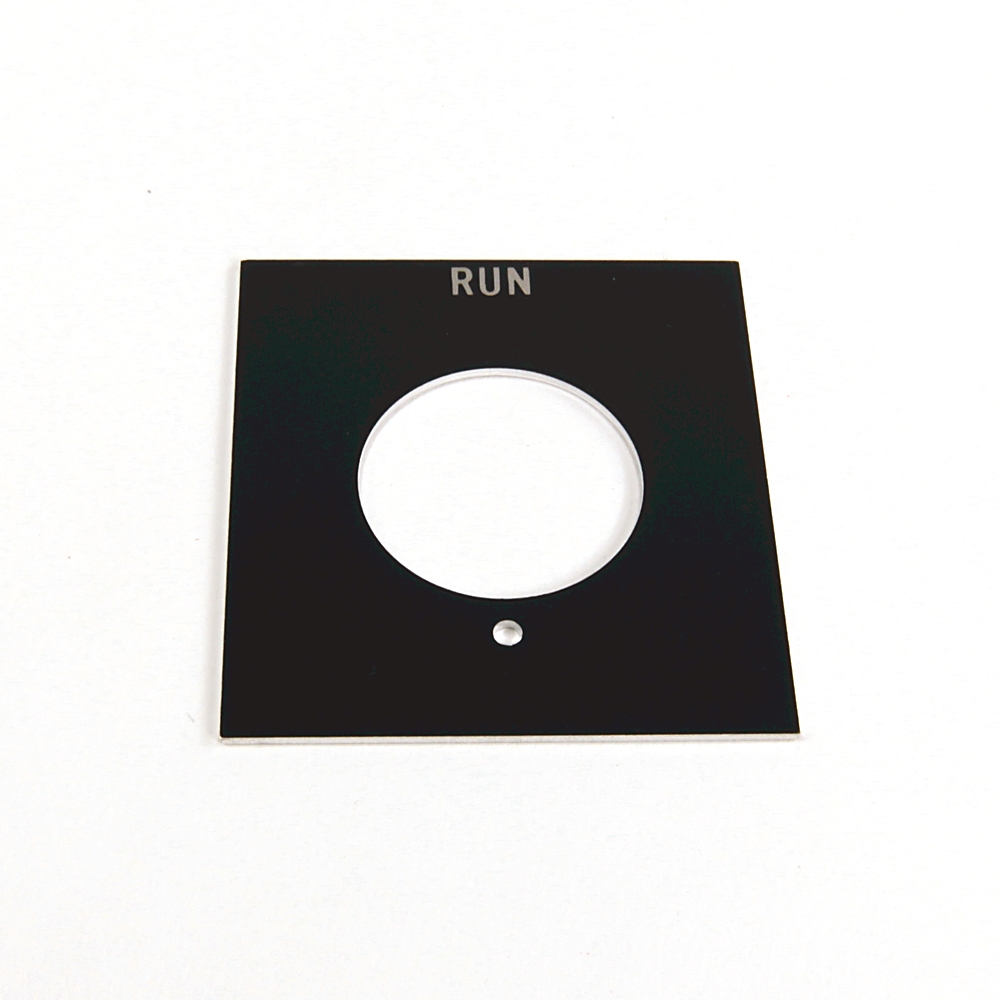 Product image for 800H PB RUN Standard Legend Plate