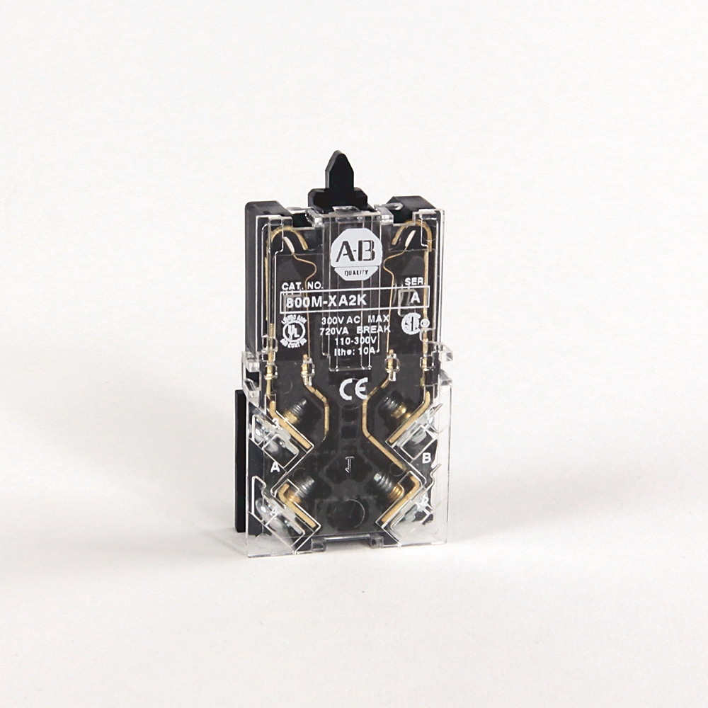 Product image for 22mm Contact Block 800M PB