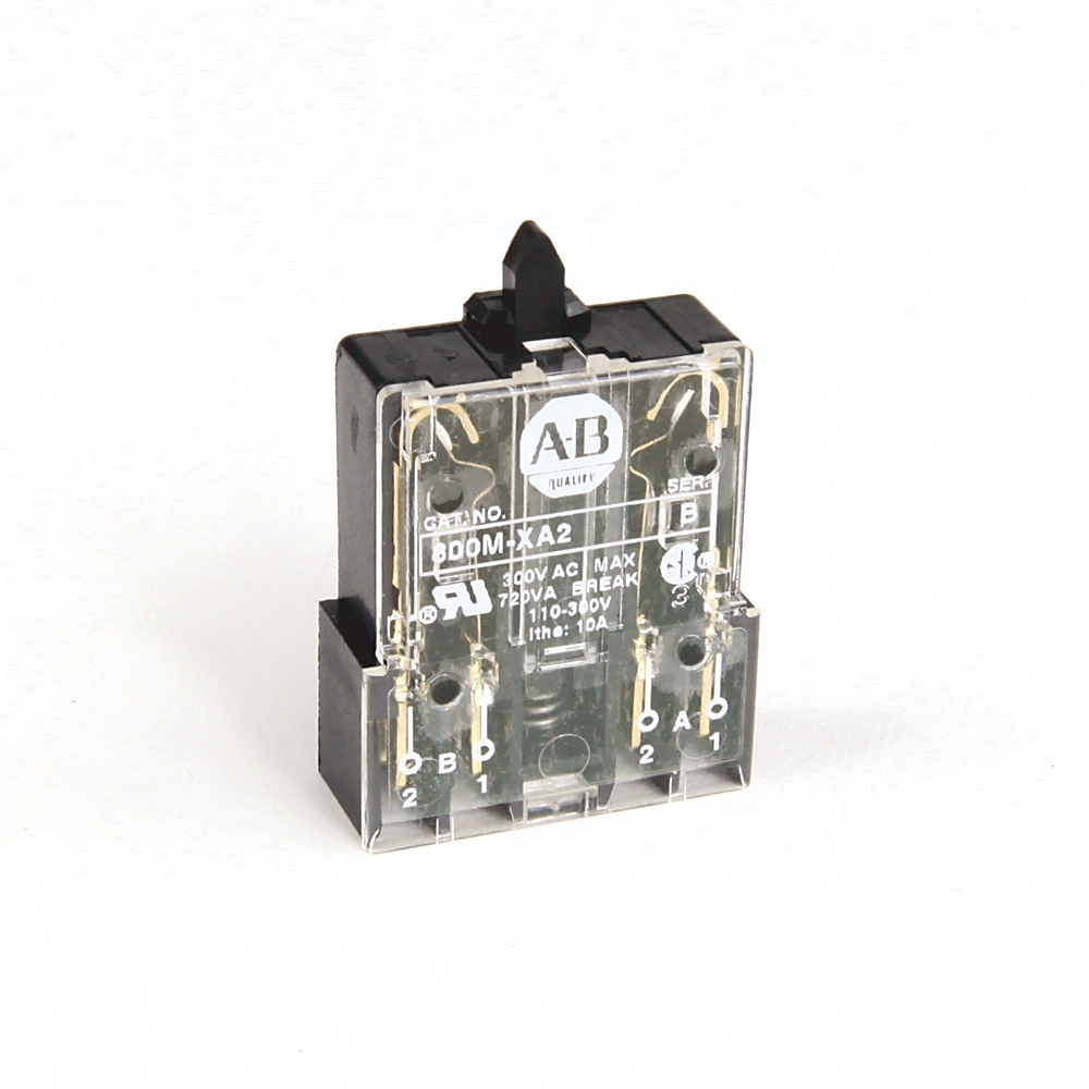 Product image for 22mm Contact Block 800M PB