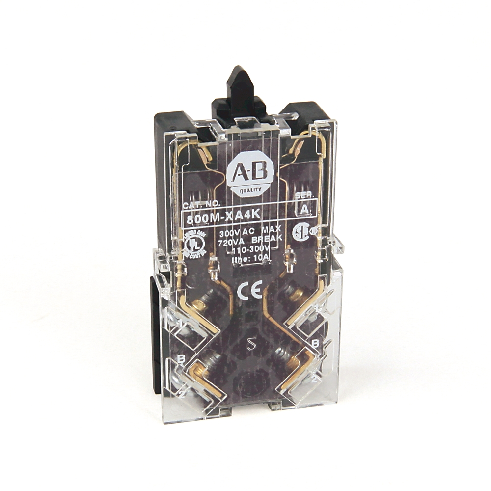 Product image for 22mm Contact Block 800M PB